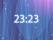 Radiating Clock ScreenSaver screenshot